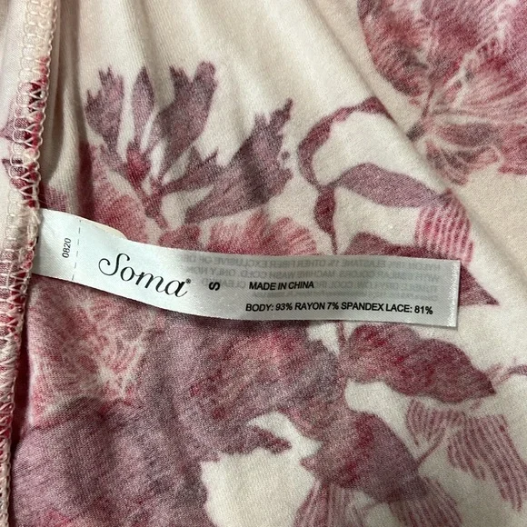 Soma Cool Nights Luxury Nightgown Sz S - Picture 10 of 12